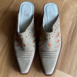 ColeHaan size 9 western style slides